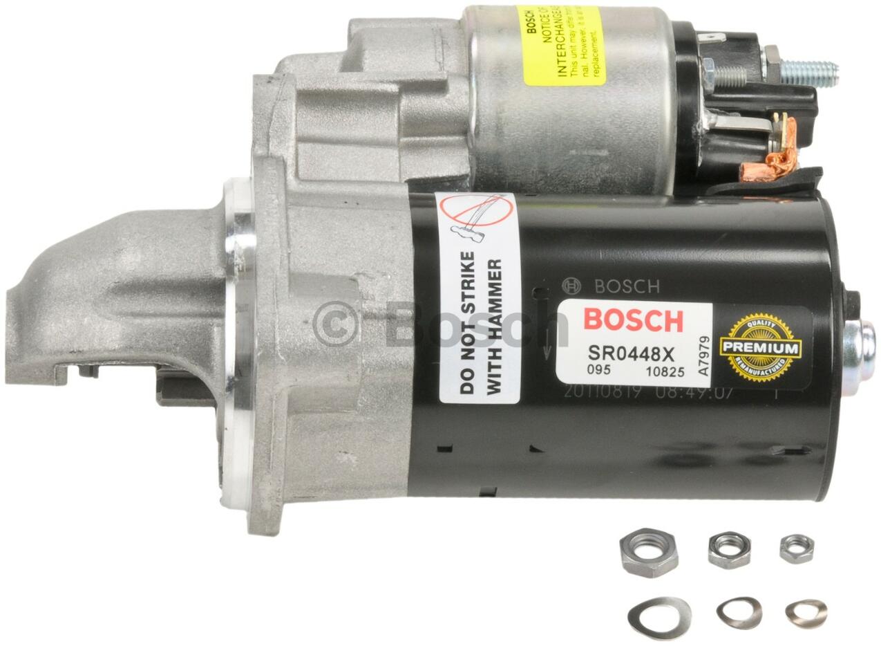 BMW Starter Motor (Rebuilt) 12412354693 - Bosch SR0448X