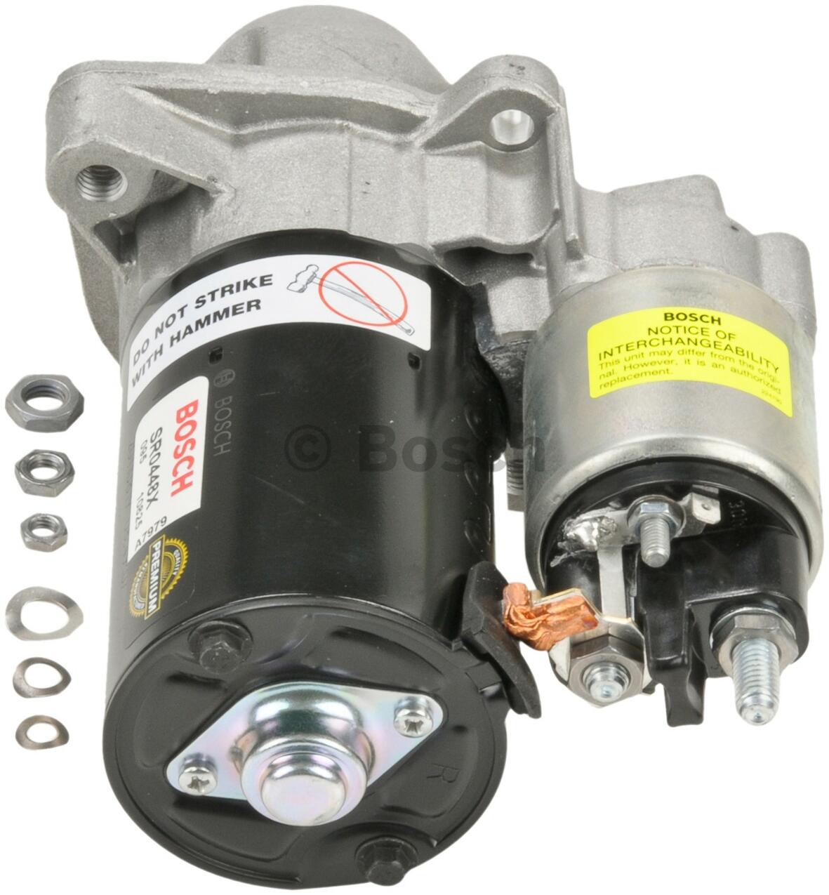 BMW Starter Motor (Rebuilt) 12412354693 - Bosch SR0448X