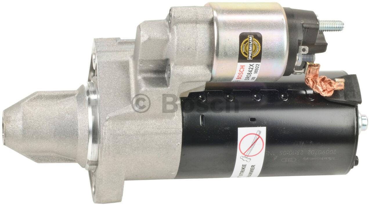 Mercedes Starter Motor (Rebuilt) 006151610183 - Bosch SR0842X