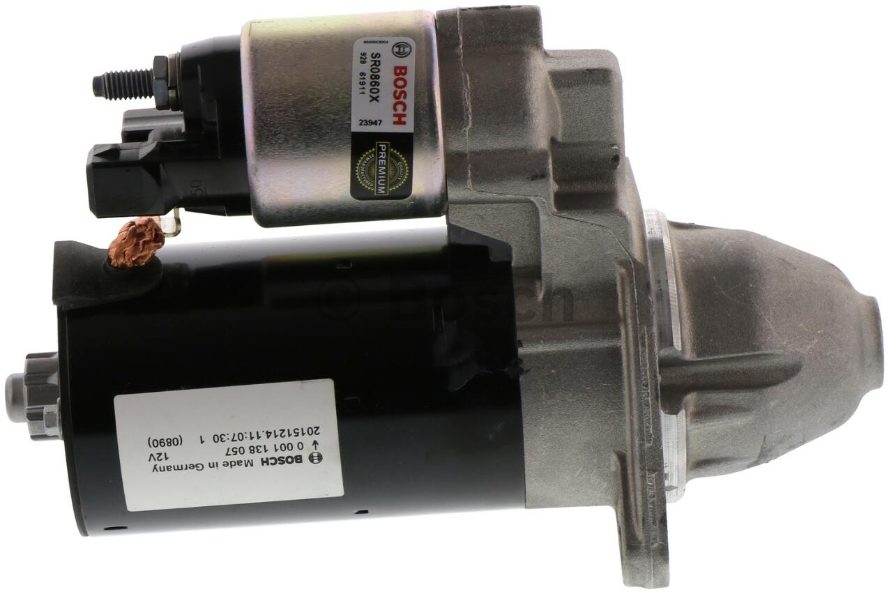 BMW Starter Motor (Rebuilt) 12418614519 - Bosch SR0861X