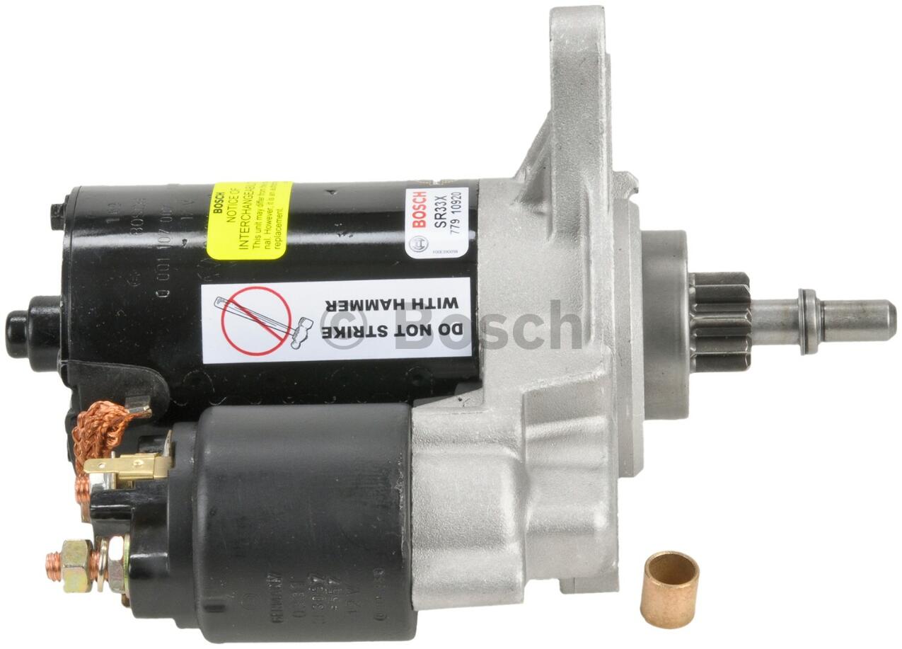 VW Starter Motor (Rebuilt) 020911023NX - Bosch SR33X