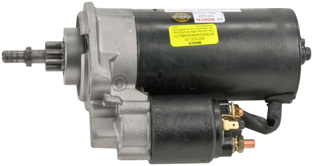 VW Starter Motor (Rebuilt) 068911023TX - Bosch SR34X