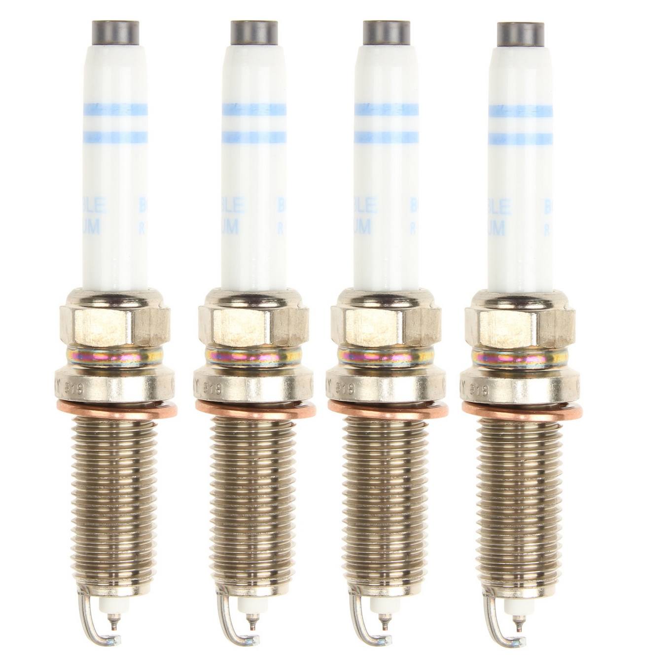 Mercedes Spark Plug Set (4 Pieces) (Double Iridium) (Gap 0.028) Bosch
