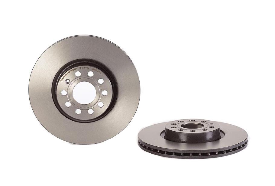 Front 312 mm Quality Brake Disc Rotors And Metallic Brake Pads For Jetta VR6 GLI