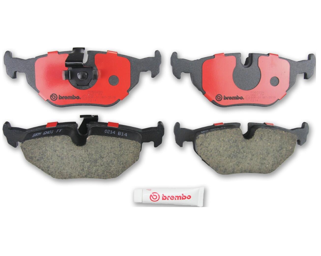 BMW Disc Brake Pad Set - Rear (Ceramic) 34216778168 - Brembo P06025N