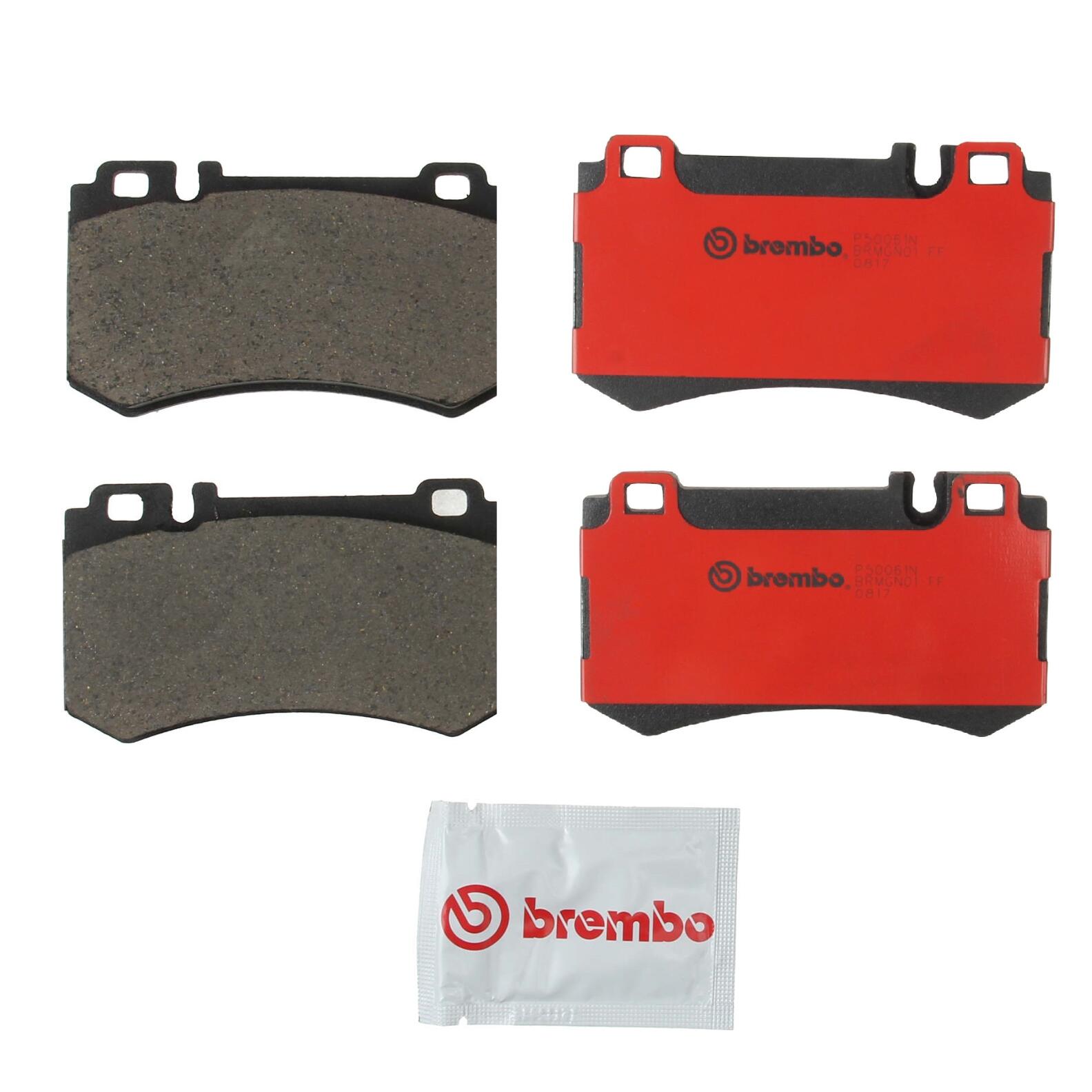 Mercedes Disc Brakes Kit Brembo Pads Rear (Ceramic) 005420672041