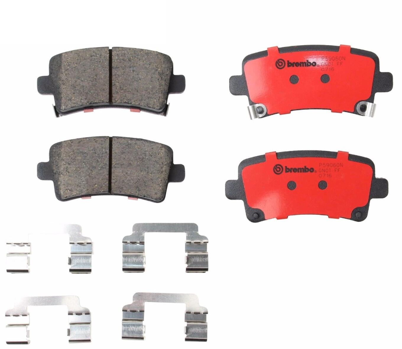 SAAB Disc Brake Pad Set - Rear (Ceramic) 39021483 - Brembo P59060N