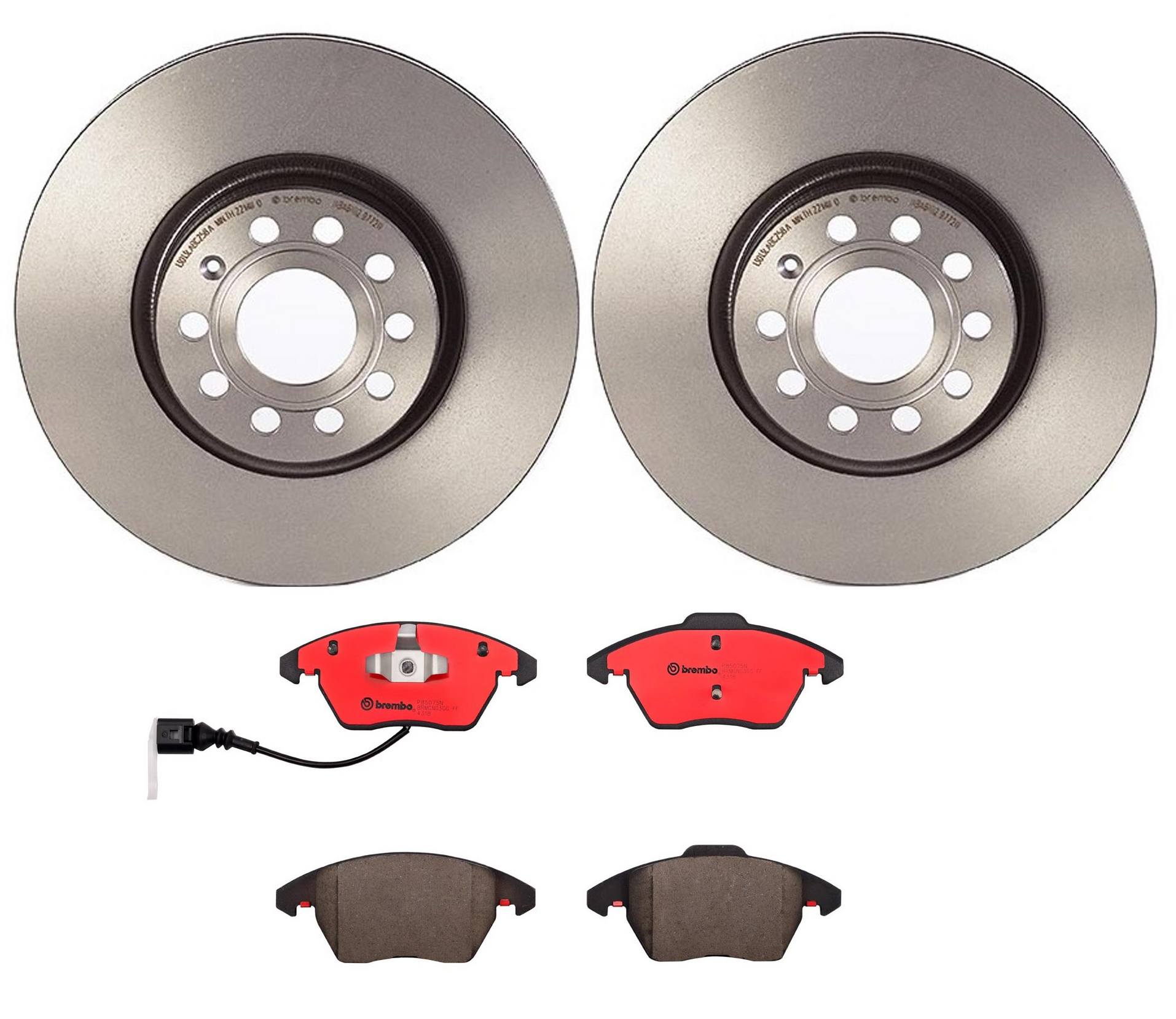 DISCO FRENO ANTERIORE BREMBO XTRA AUDI A1 (8X1, 8XK) S1 QUATTRO 170KW 03/14  +