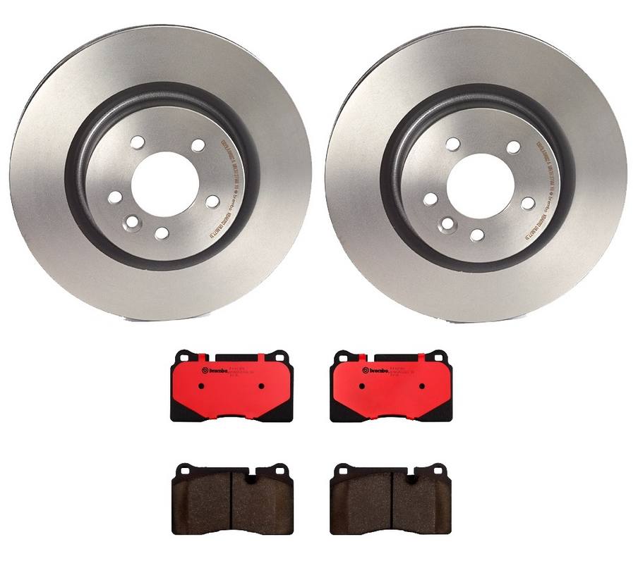 Land Rover Disc Brake Pad and Rotor Kit - Front (360mm) (Ceramic) Brembo