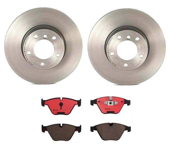 BMW Disc Brake Pad and Rotor Kit - Front (312mm) (Ceramic) Brembo