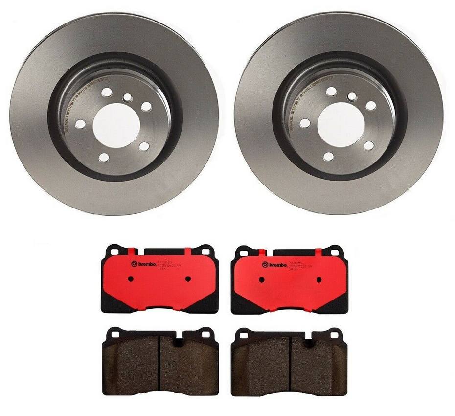 Land Rover Disc Brake Pad and Rotor Kit - Front (360mm) (Ceramic) Brembo