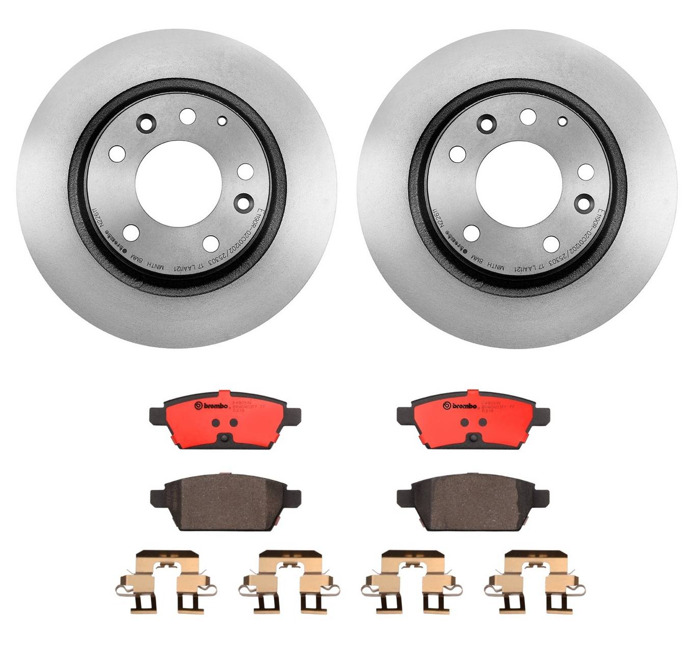 Ford Lincoln Mazda Disc Brake Pad and Rotor Kit – Rear (280mm