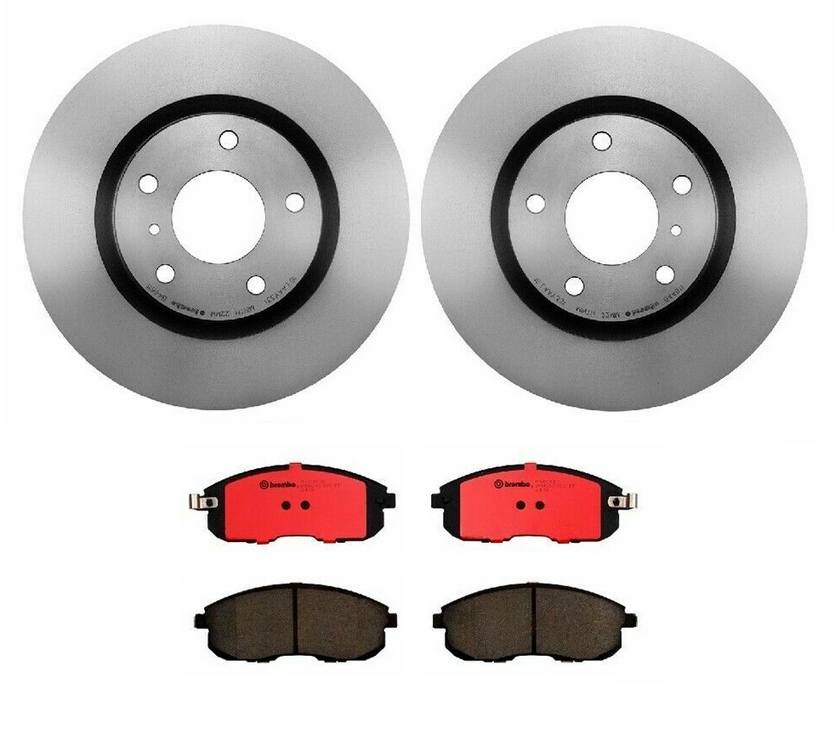 Nissan Infiniti Disc Brake Pad and Rotor Kit - Front (295.5mm) (Ceramic) Brembo