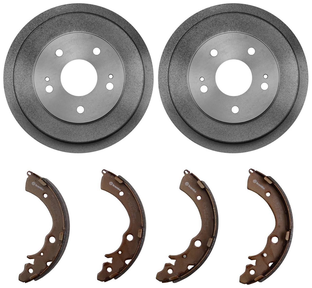 Honda Drum Brake Shoe and Drum Kit - Rear (220mm) Brembo