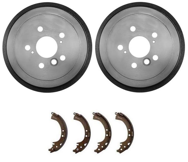 Toyota Drum Brake Shoe and Drum Kit - Rear (226.2mm) Brembo