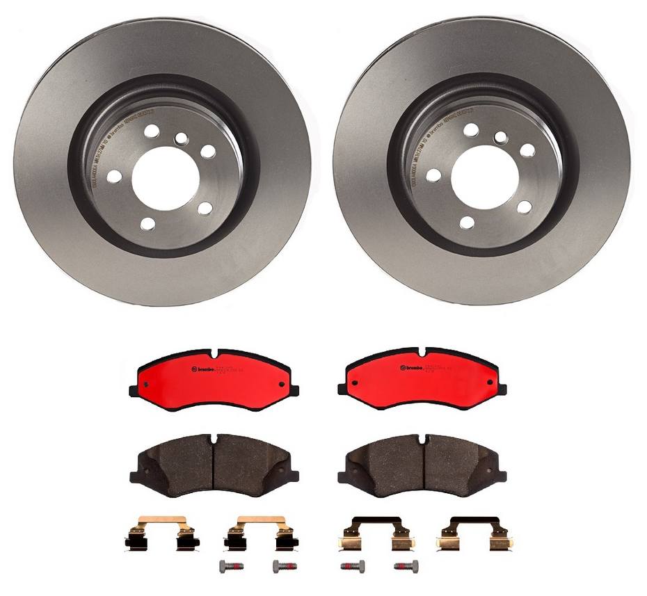 Land Rover Disc Brake Pad and Rotor Kit - Front (360mm) (Ceramic) Brembo