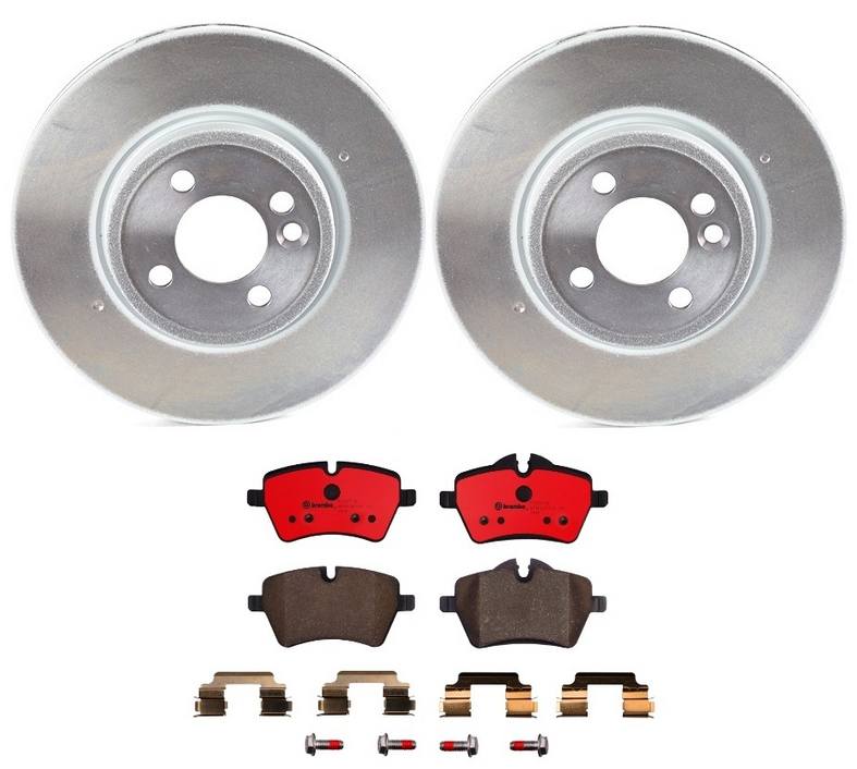 Mini Disc Brake Pad and Rotor Kit - Front (294mm) (Ceramic) Brembo