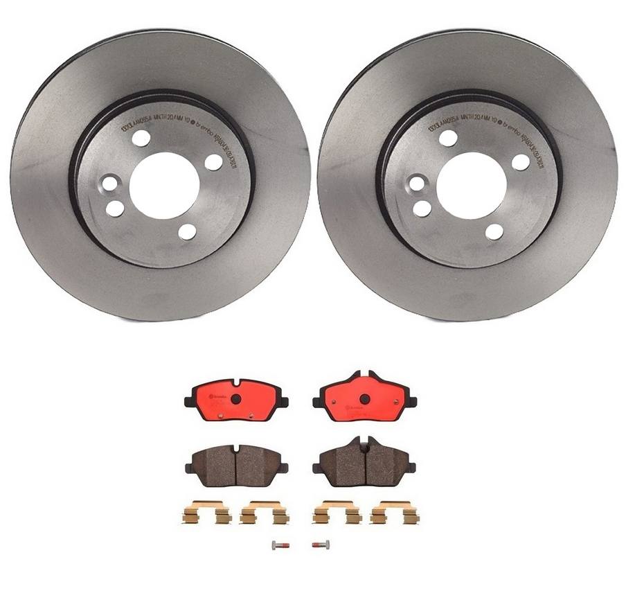 Mini Disc Brake Pad and Rotor Kit - Front (280mm) (Ceramic) Brembo