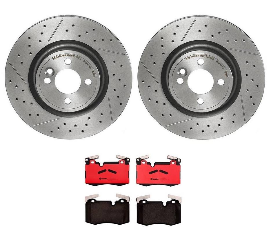 Mini Disc Brake Pad and Rotor Kit - Front (316mm) (Ceramic) Brembo