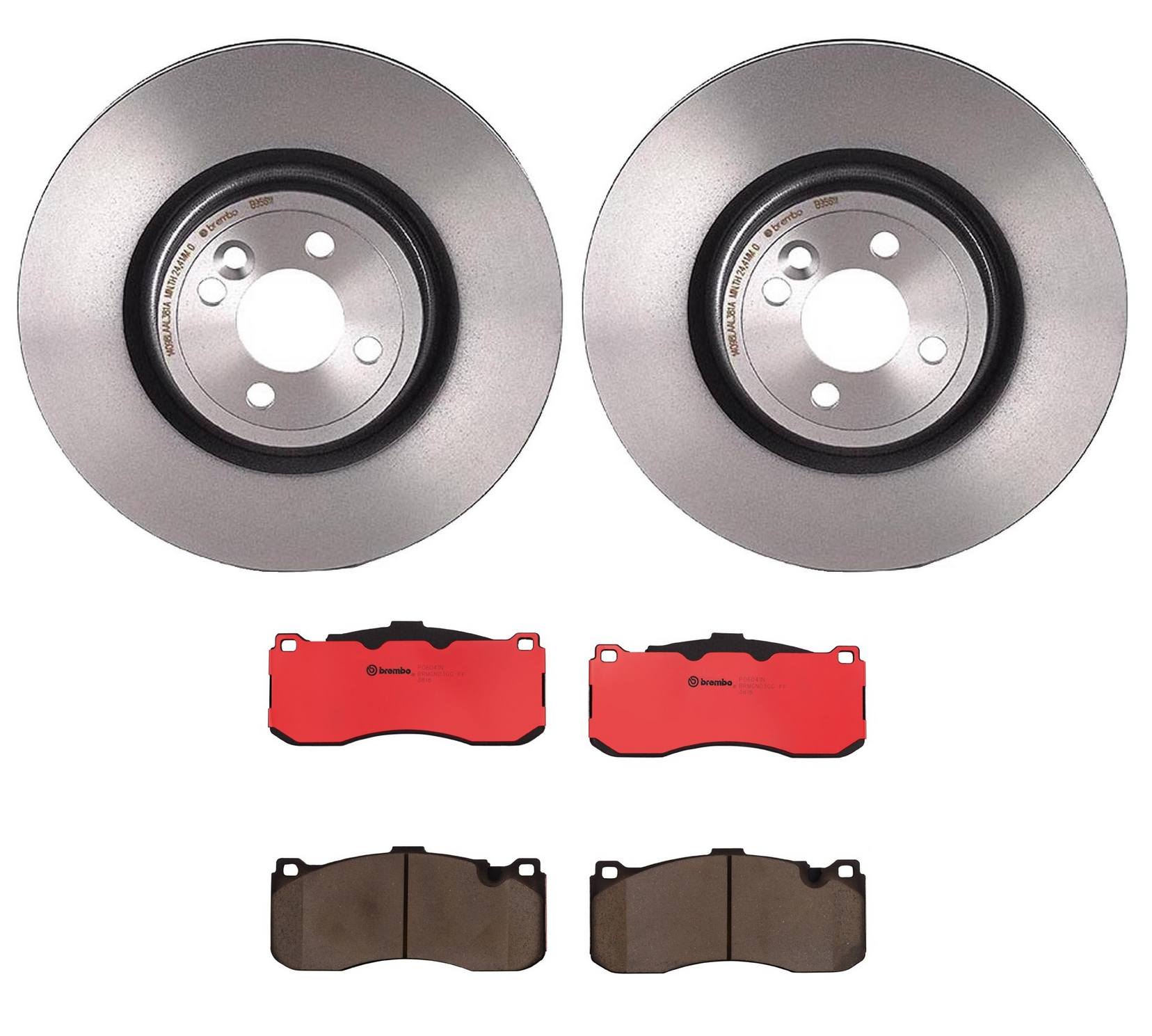 Mini Disc Brake Pad and Rotor Kit - Front (330mm) (Ceramic) Brembo