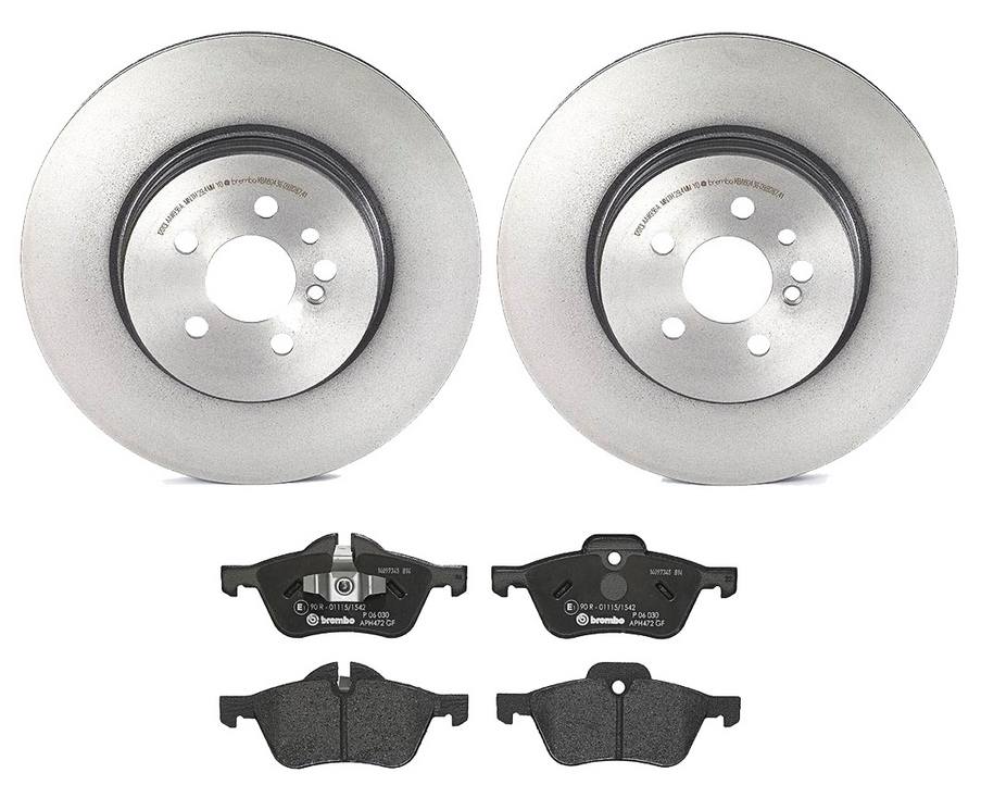 Mini Disc Brake Pad and Rotor Kit - Front (276mm) (Low-Met) Brembo