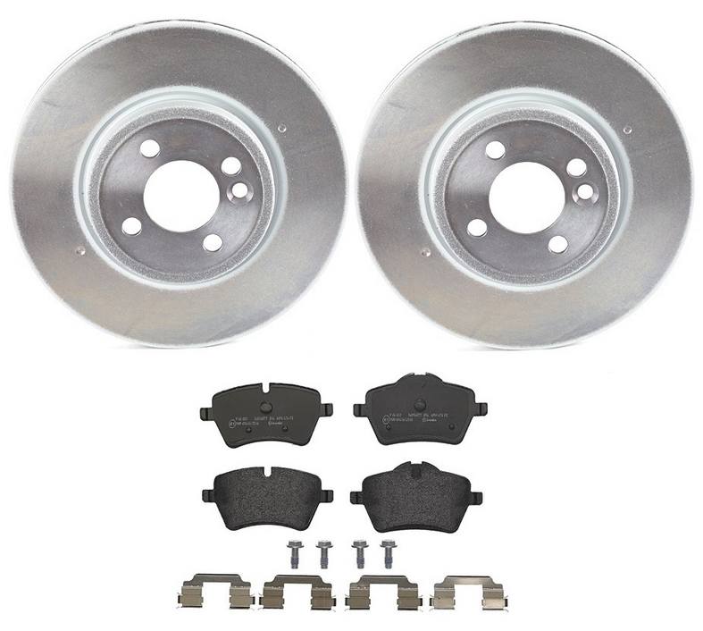 Mini Disc Brake Pad and Rotor Kit - Front (294mm) (Low-Met) Brembo