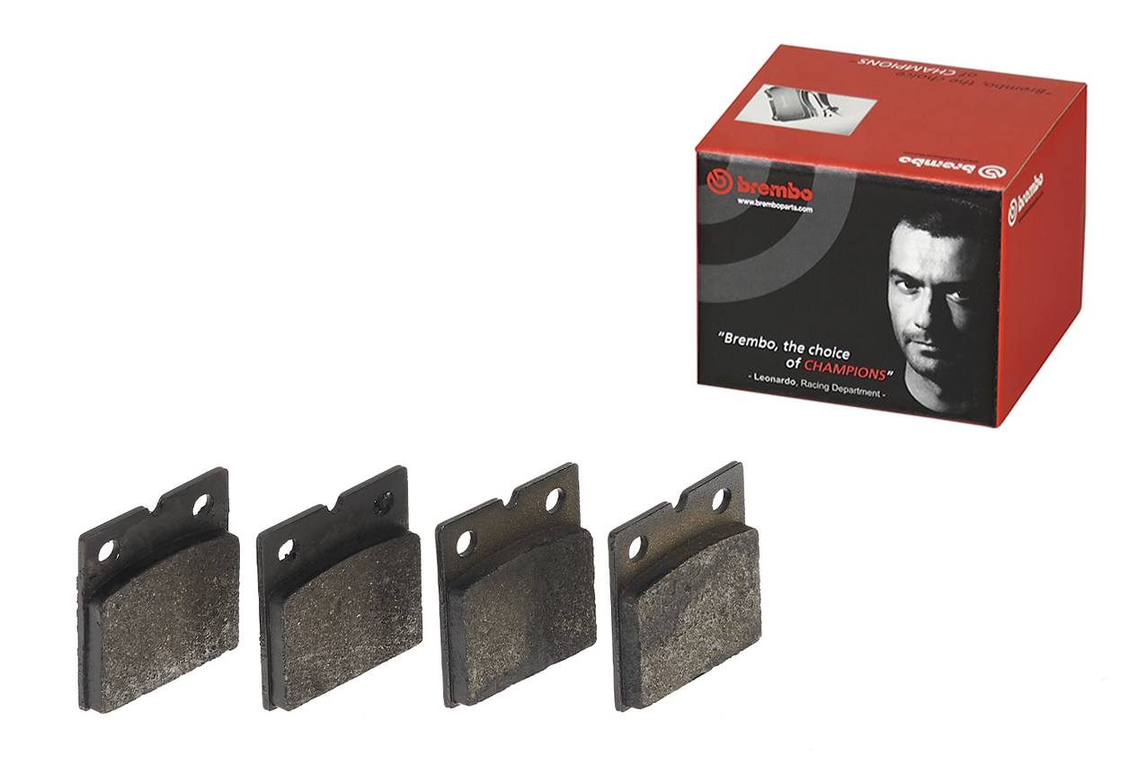 Audi Jaguar Acura Disc Brake Pad Set - Rear (Low-Met) 4S0698451M Brembo