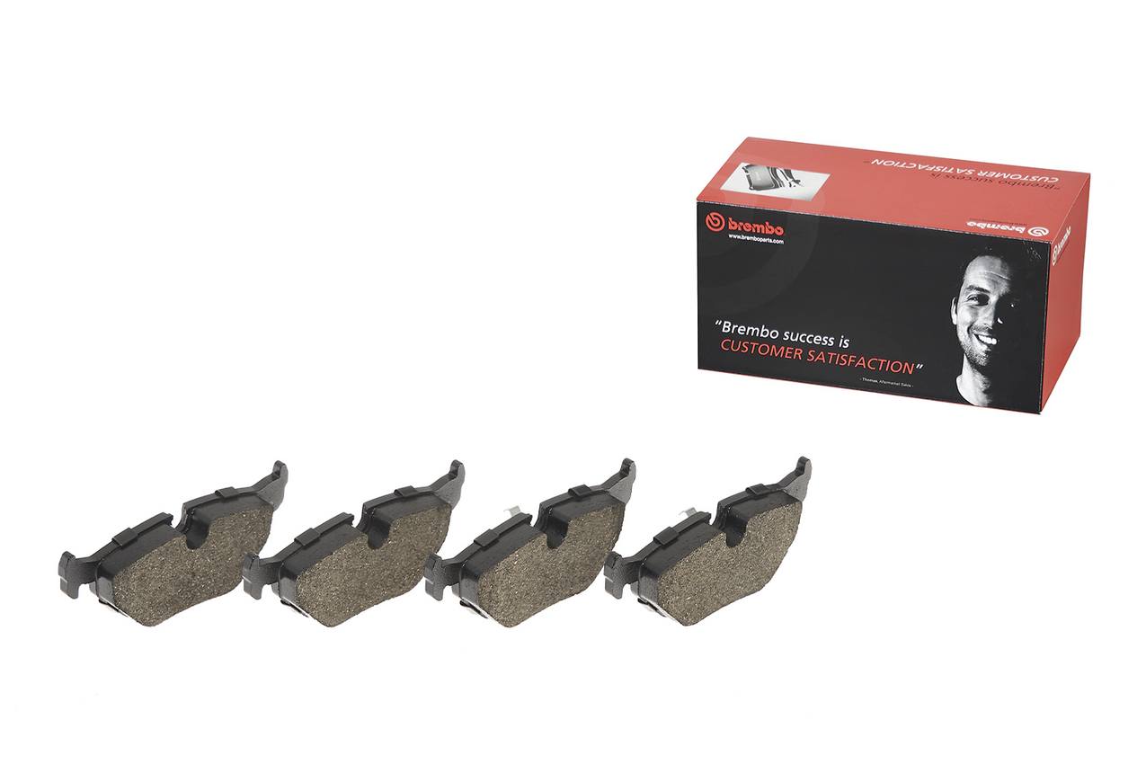 BMW Disc Brake Pad Set - Rear (Low-Met) 34216761253 Brembo