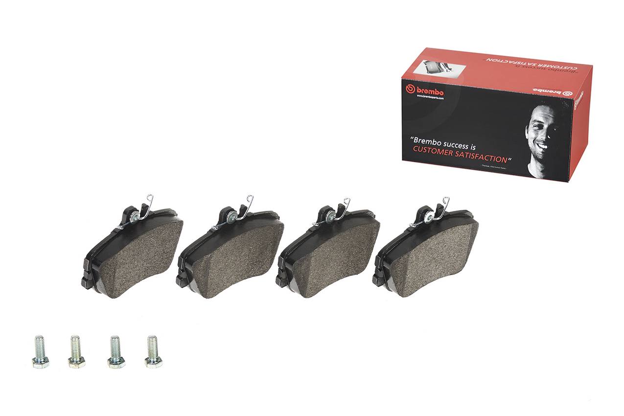 Mercedes Disc Brake Pad Set - Front (Low-Met) 005420462041 Brembo