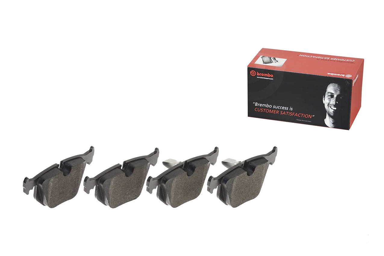 BMW Disc Brake Pad Set - Rear (Low-Met) 34216761250 Brembo