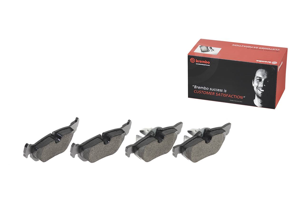 BMW Disc Brake Pad and Rotor Kit - Rear (300mm) (Low-Met) (Xtra) Brembo