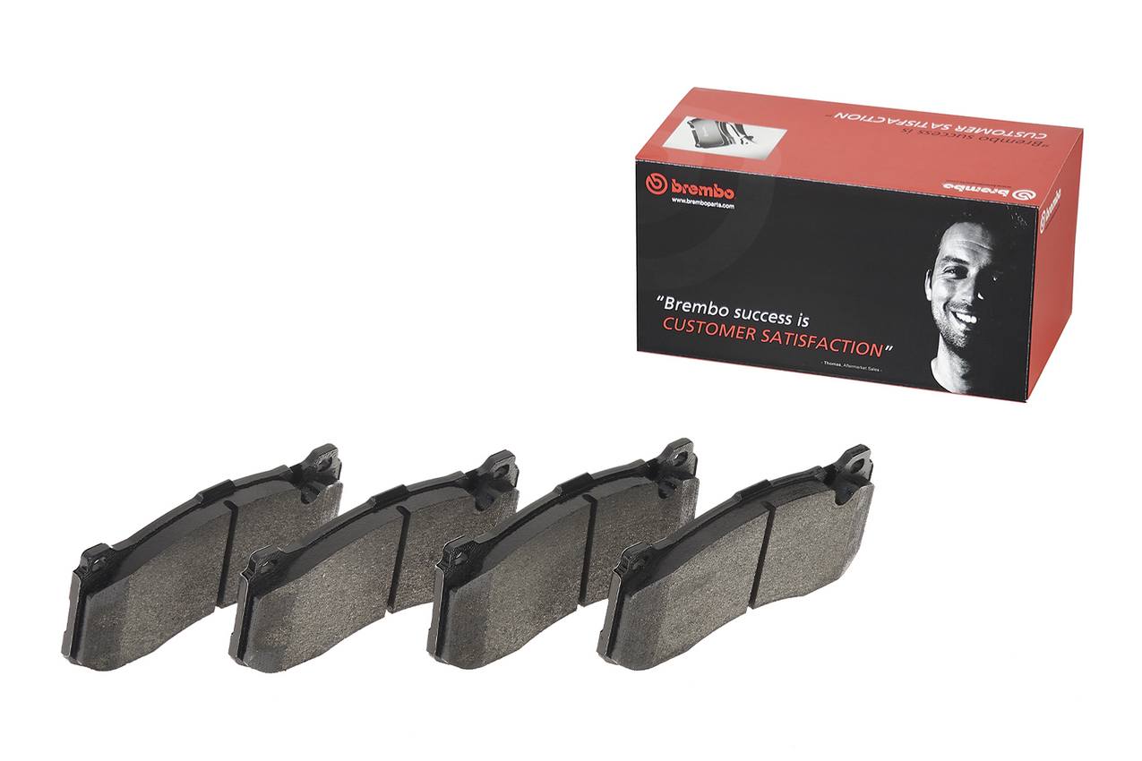 BMW Mini Disc Brake Pad Set - Front (Low-Met) 34116797860 Brembo