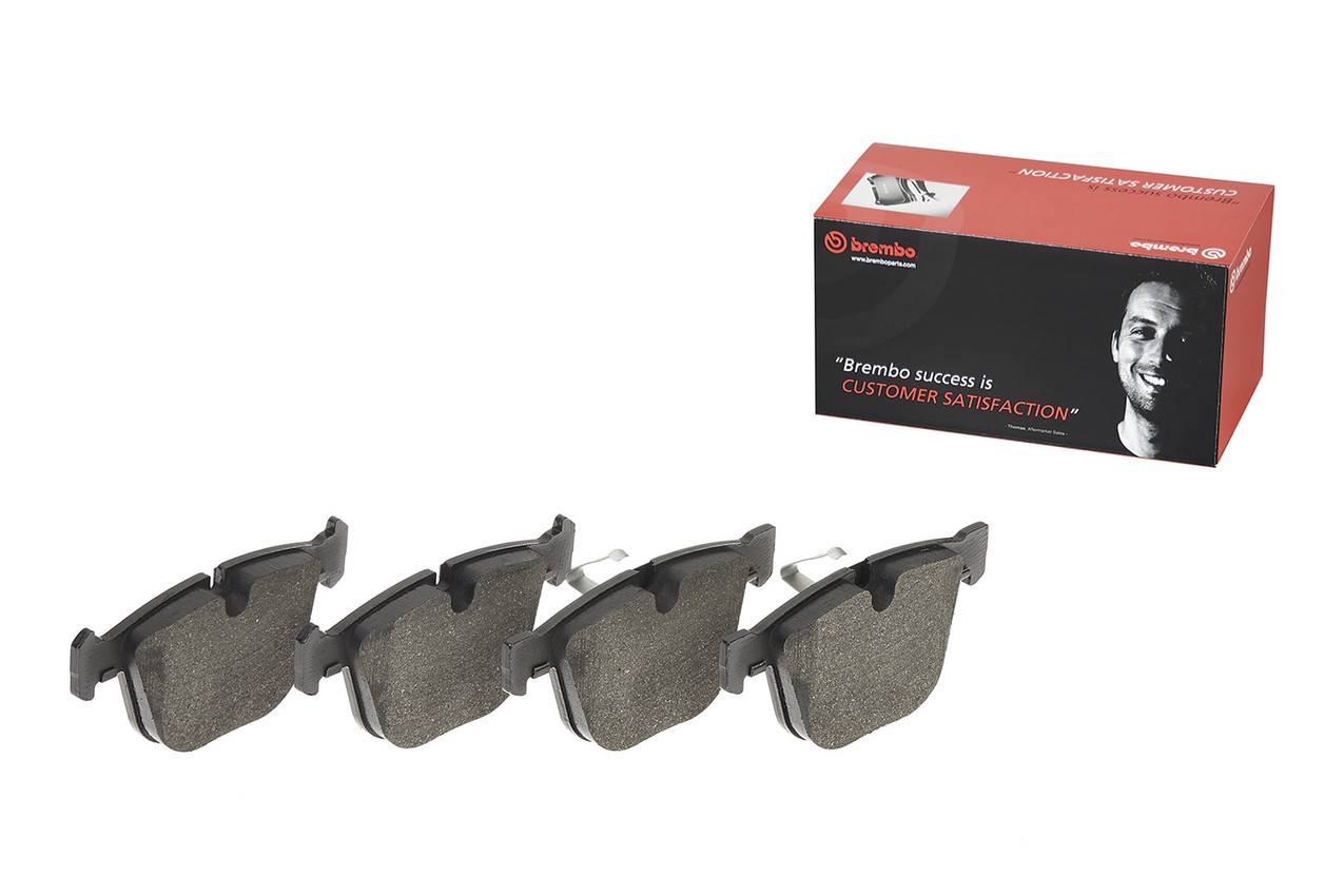 BMW Disc Brake Pad Set - Rear (Low-Met) 34216793025 Brembo