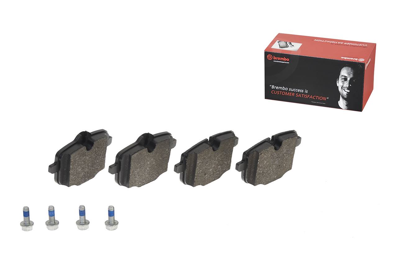 BMW Disc Brake Pad Set - Rear (Low-Met) 34216857805 Brembo