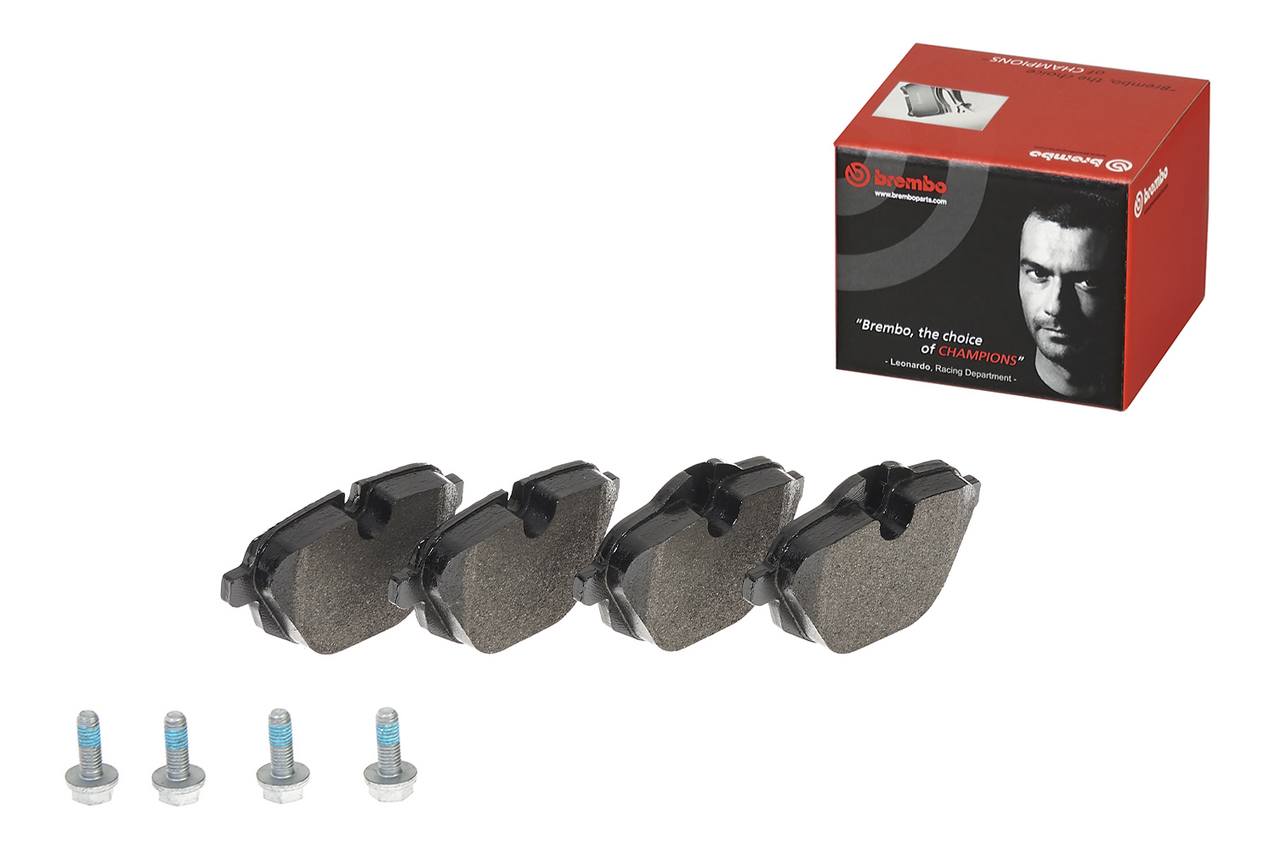 BMW Disc Brake Pad and Rotor Kit - Rear (330mm) (Low-Met) (Xtra) Brembo