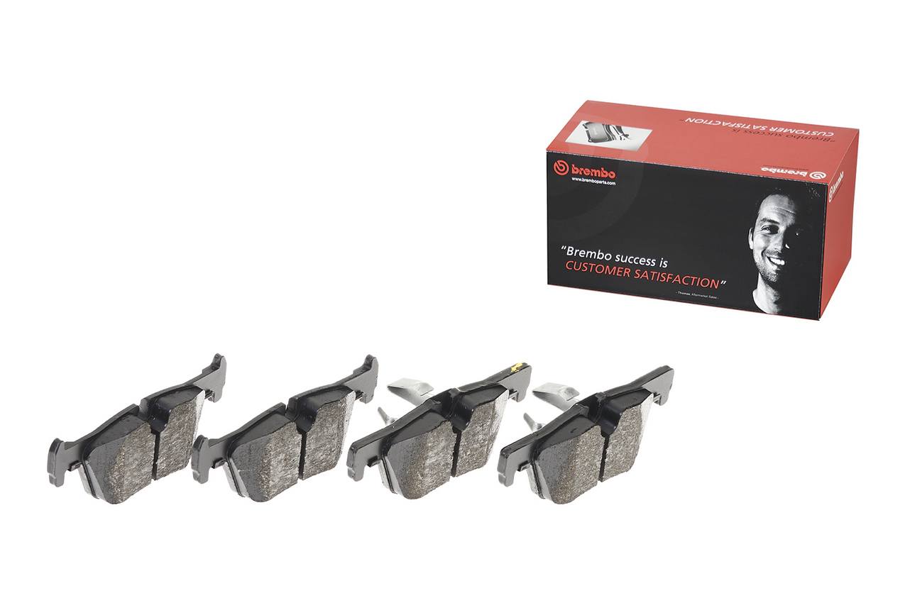 BMW Disc Brake Pad and Rotor Kit - Rear (300mm) (Low-Met) Brembo