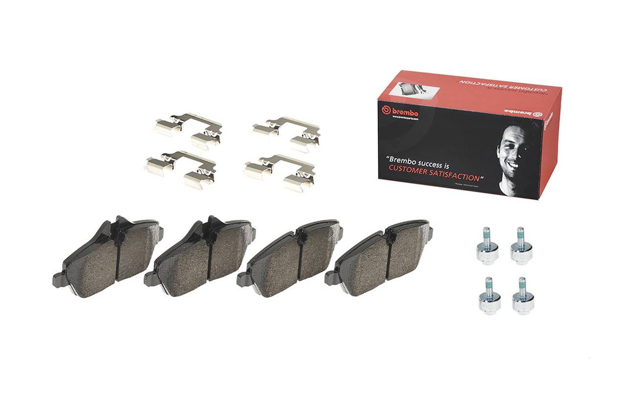 BMW Disc Brake Pad Set - Front (Low-Met) 34116862309 Brembo