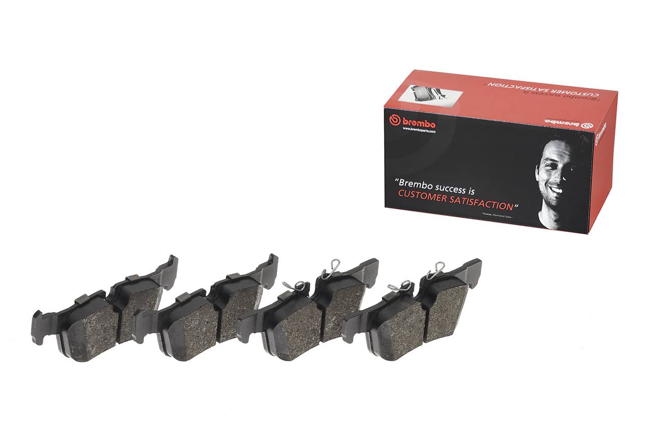 BMW Mini Disc Brake Pad Set - Rear (Low-Met) 34216860403 Brembo