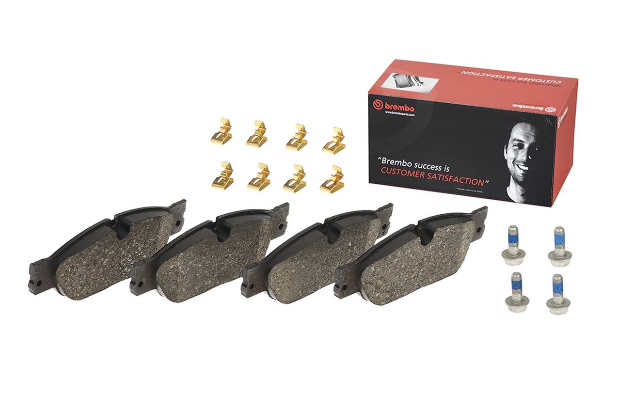 Jaguar Disc Brake Pad Set - Front (Low-Met) C2C23786 Brembo