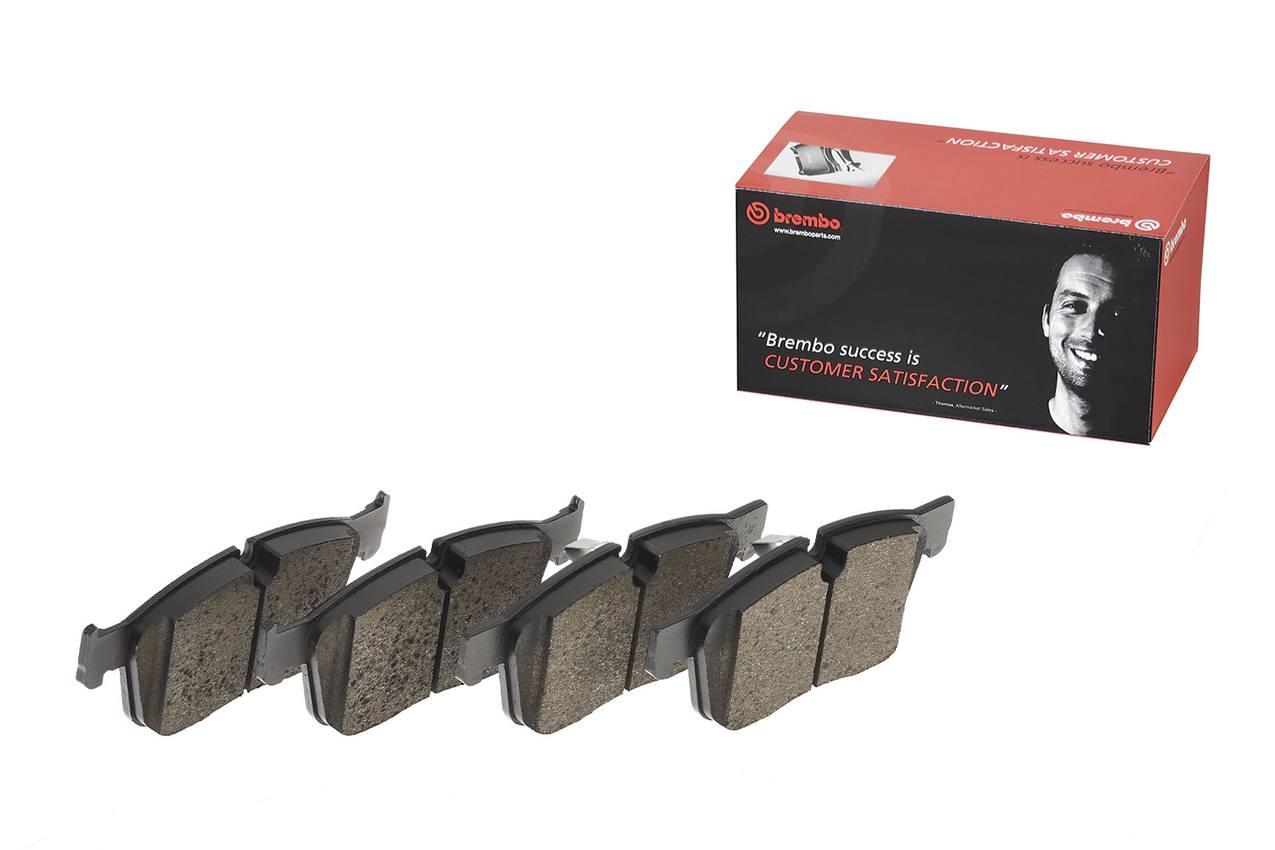 Jaguar Land Rover Disc Brake Pad Set - Front (Low-Met) T4N14764 Brembo