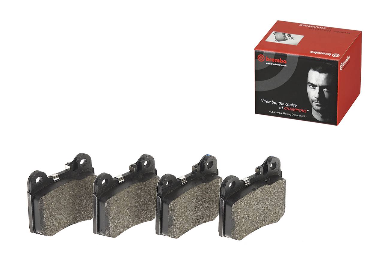 Mercedes Disc Brake Pad Set - Rear (Low-Met) 1634201120 Brembo