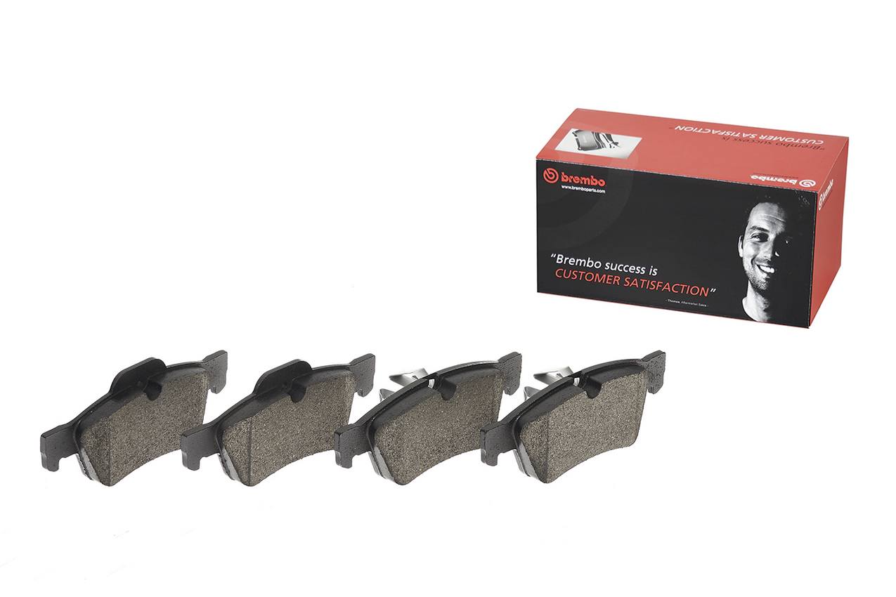 Mercedes Disc Brake Pad and Rotor Kit - Rear (330mm) (Low-Met) Brembo