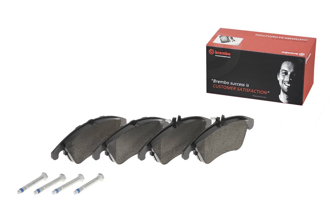 Mercedes Disc Brake Pad and Rotor Kit - Front (344mm) (Low-Met) Brembo