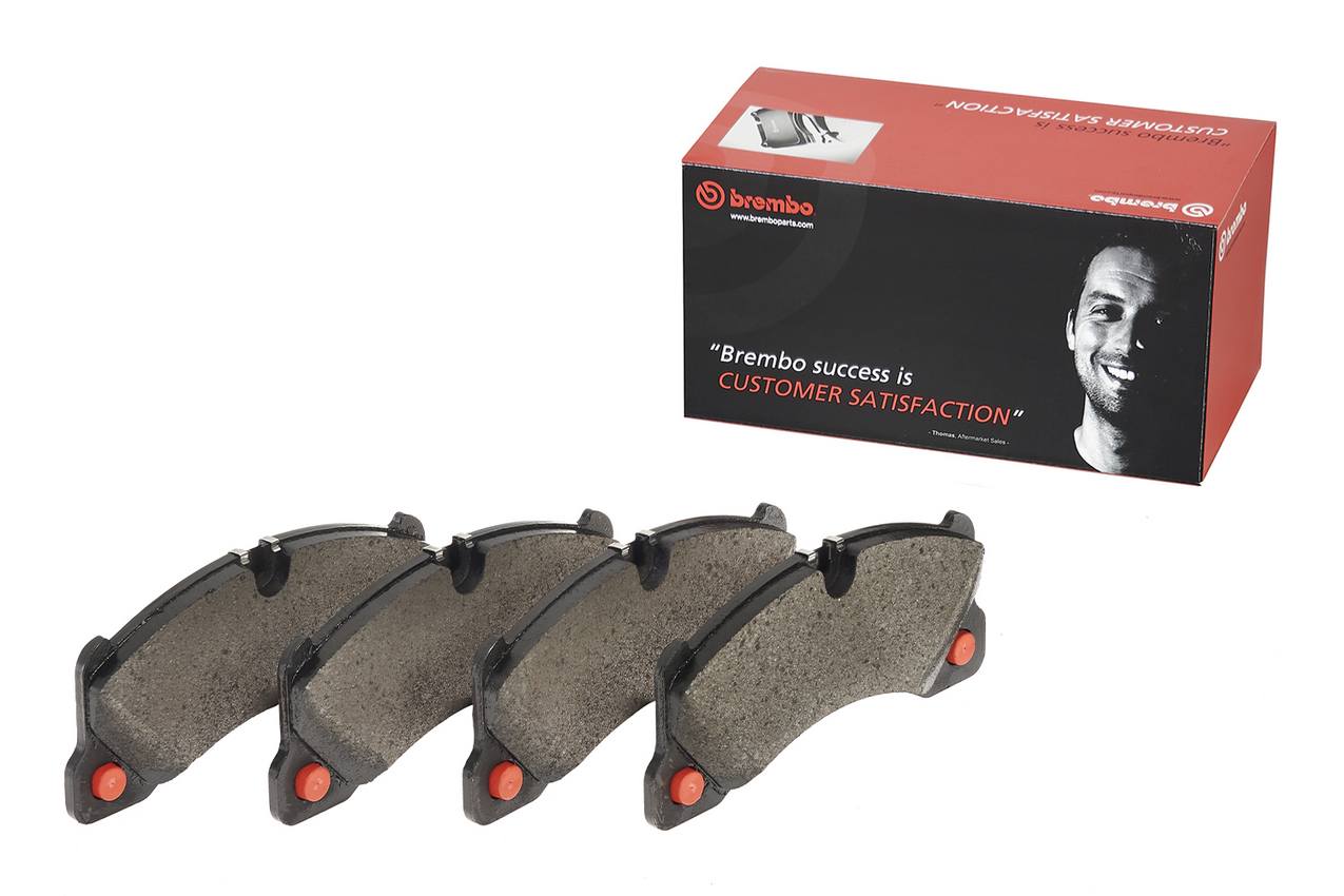 Porsche Disc Brake Pad Set - Front (Low-Met) 95535193970 Brembo