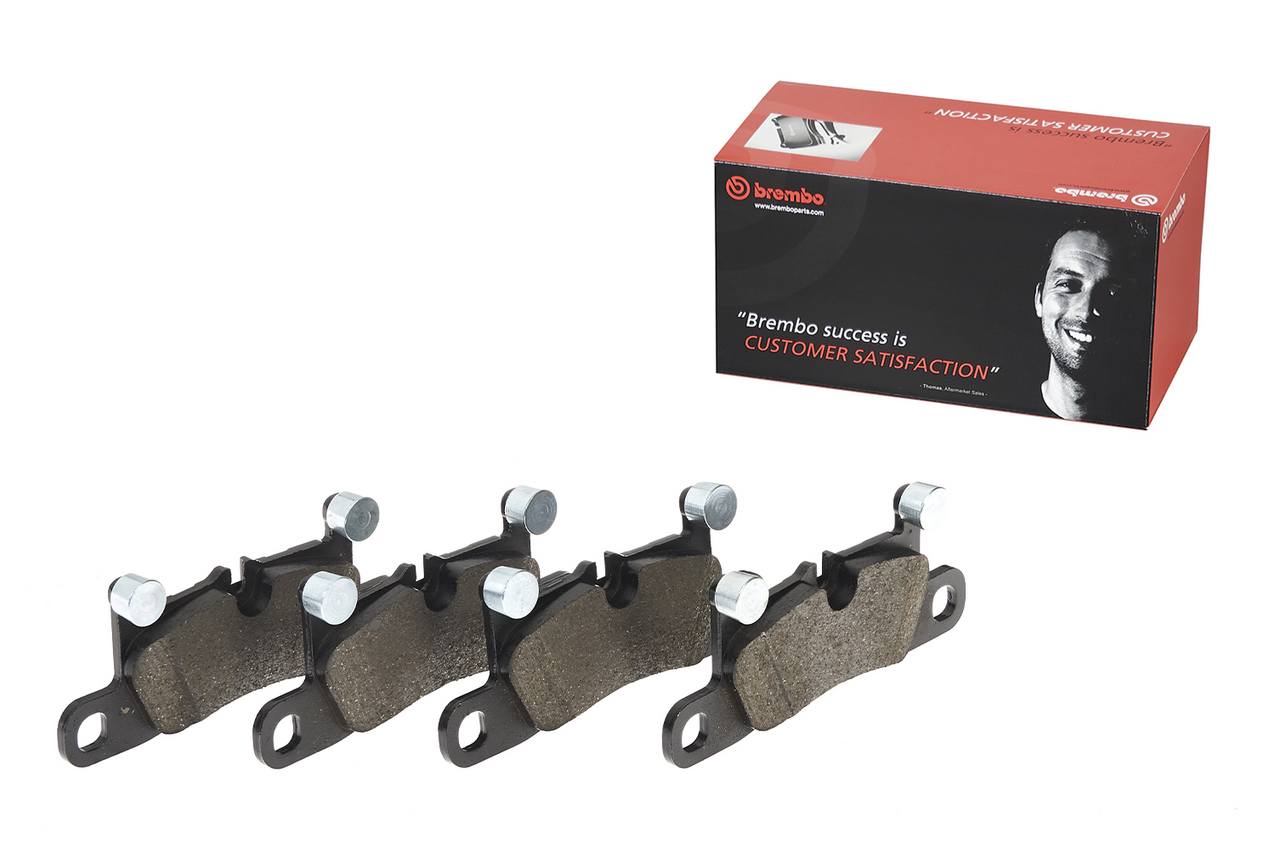 Porsche Volkswagen Disc Brake Pad Set - Rear (Low-Met) 99135293902 Brembo