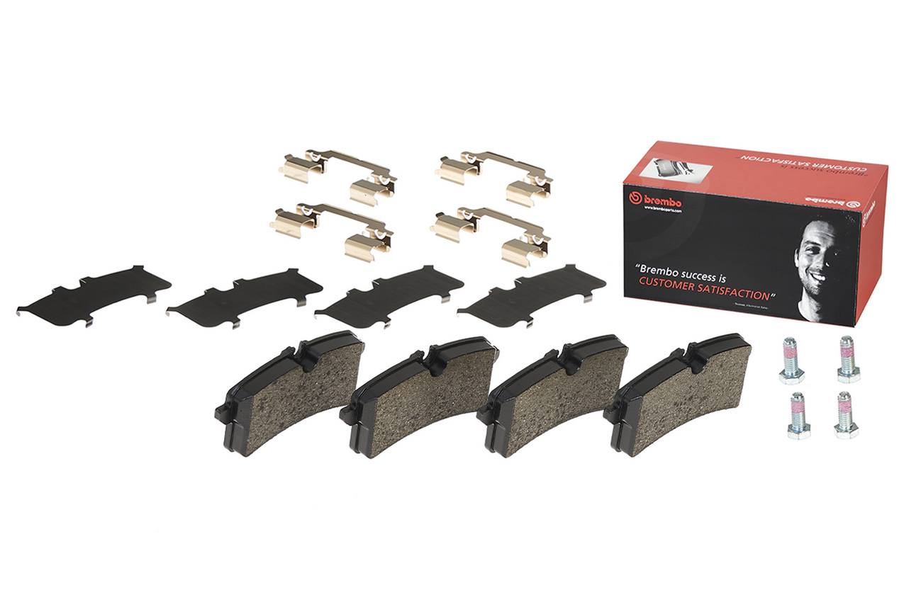 Porsche Disc Brake Pad Set - Rear (Low-Met) 95B698451B Brembo