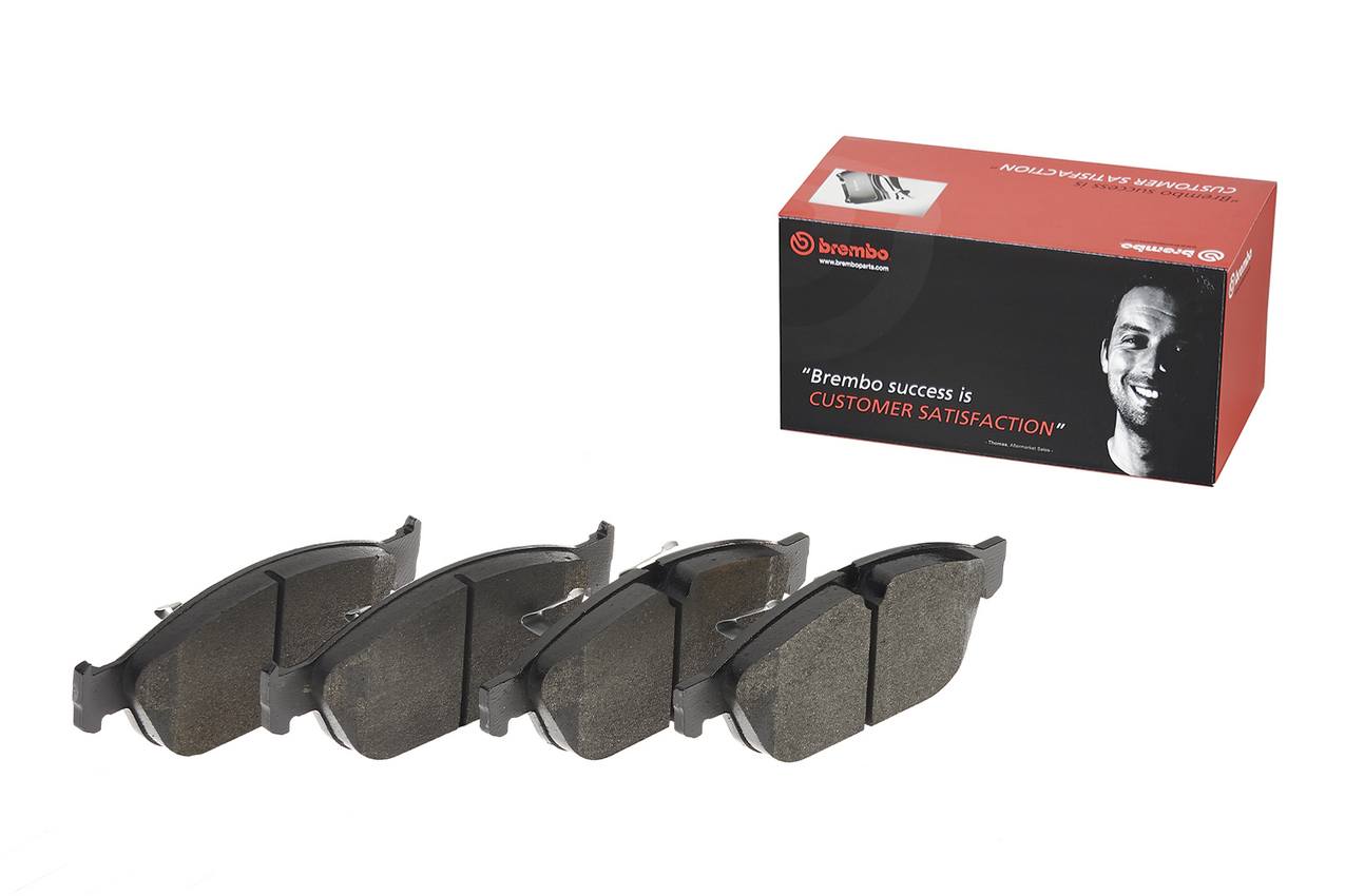 Audi Mercedes Disc Brake Pad Set - Front (Low-Met) 4H0698151G Brembo