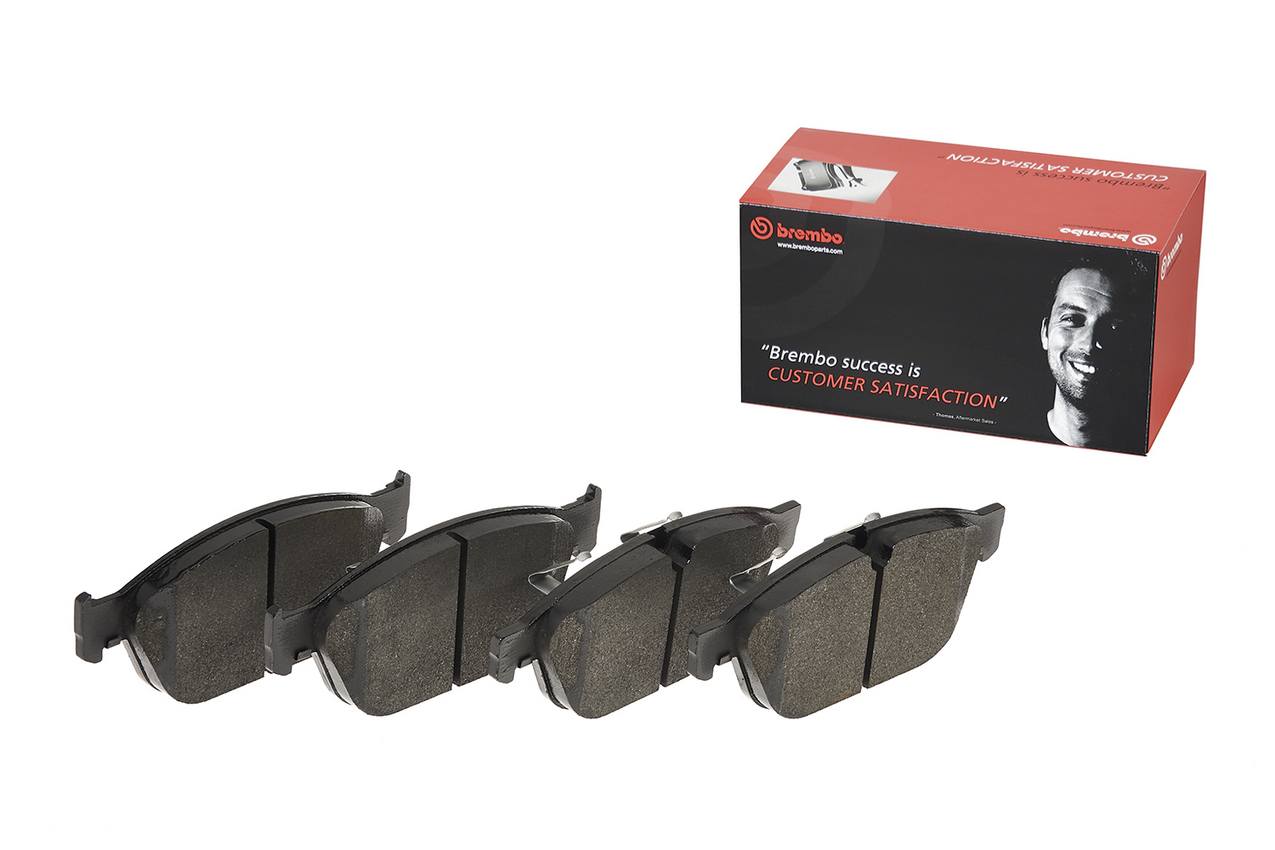 Audi Disc Brake Pad Set - Front (Low-Met) 8R0698151F Brembo