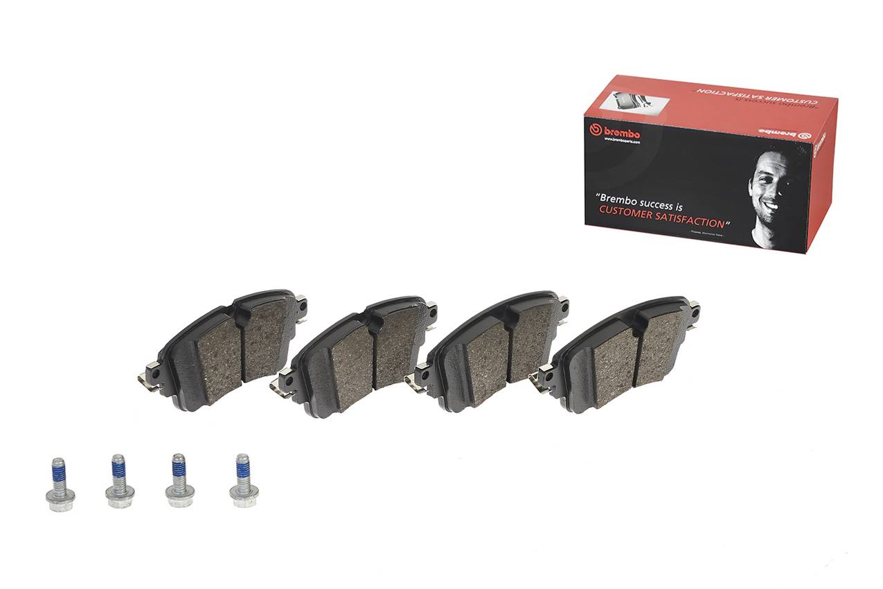 Audi Disc Brake Pad Set - Rear (Low-Met) 8W0698451R Brembo