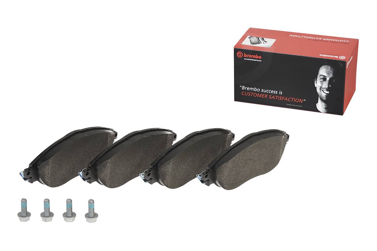 Volkswagen Disc Brake Pad Set - Front (Low-Met) 3Q0698151 Brembo